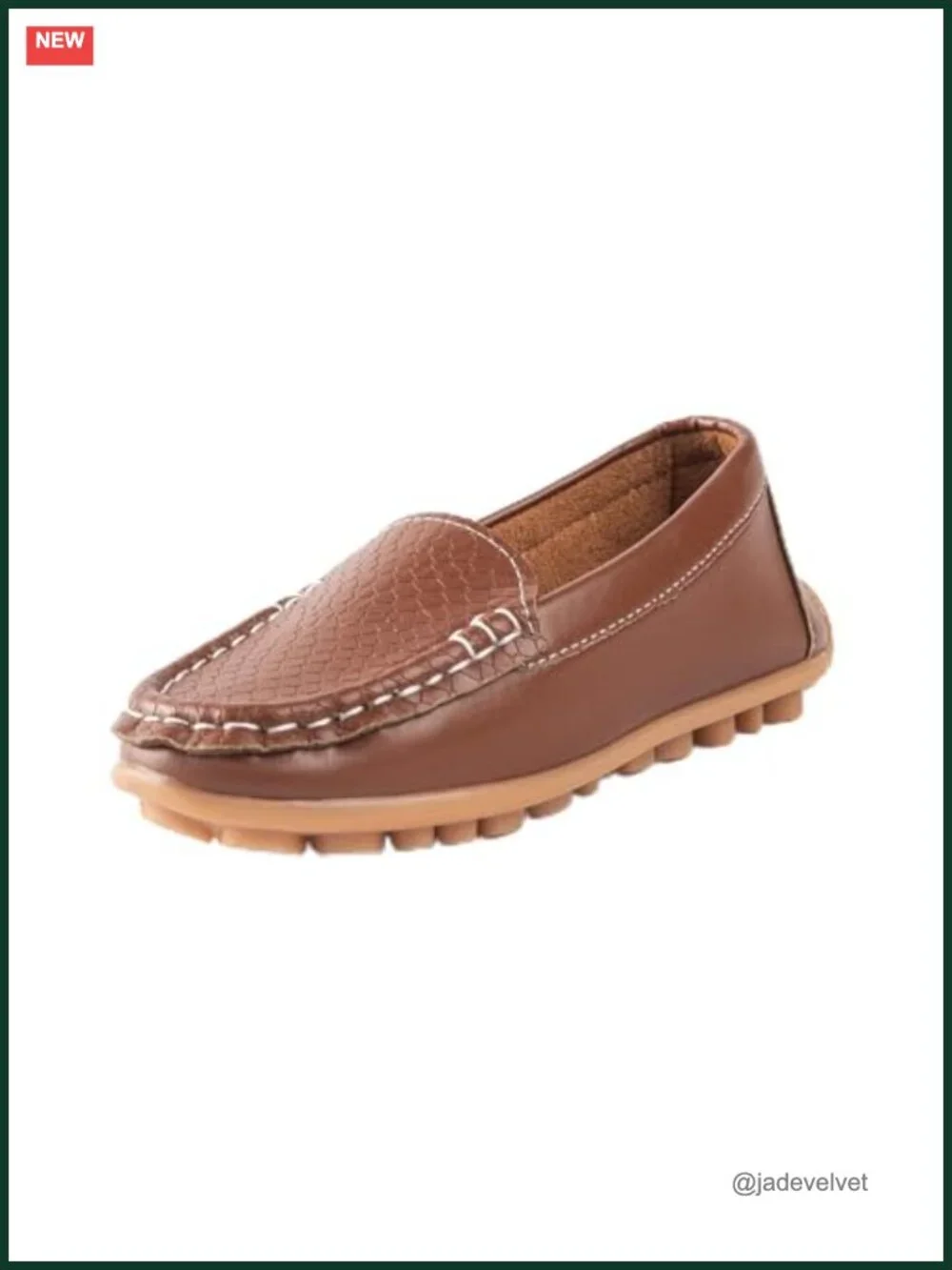 Boys Girls Loafers Dress Flats Slip-On Oxford Casual Mocc School Walking Boat
